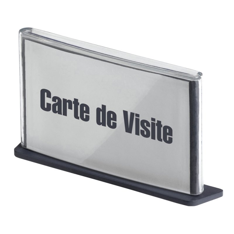 PAPERFLOW plaques de nom Cinatur, polystyrène, anthracite, 60 pièces